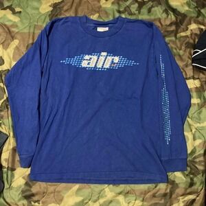 Vintage 00s Nike silver tag graphic longsleeve tee youth XL/18‎